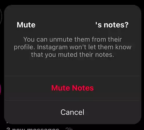 In the final pop up choose Mute Notes